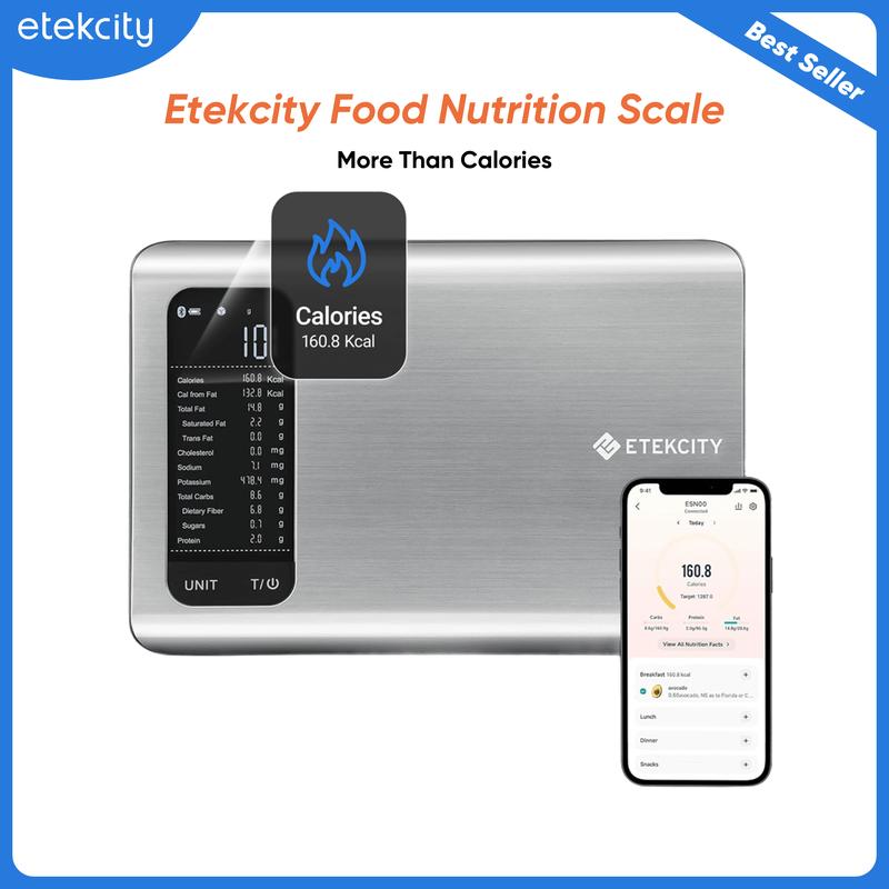 AI Smart Food Scale | 19 Nutrient Facts Auto Scan