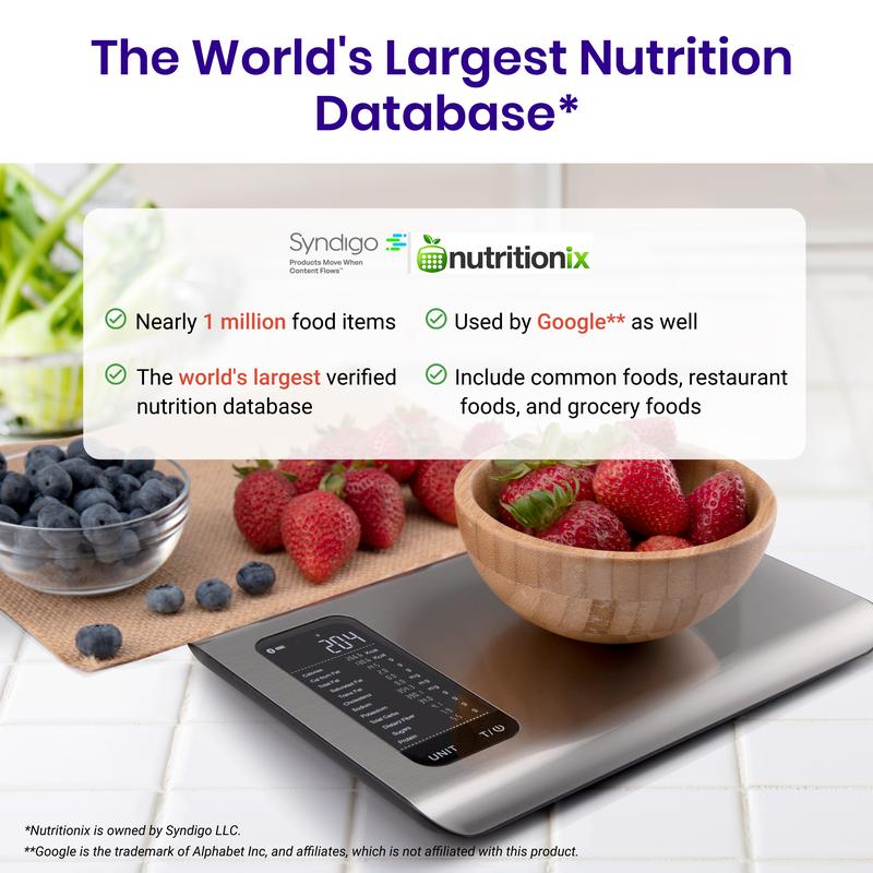 AI Smart Food Scale | 19 Nutrient Facts Auto Scan